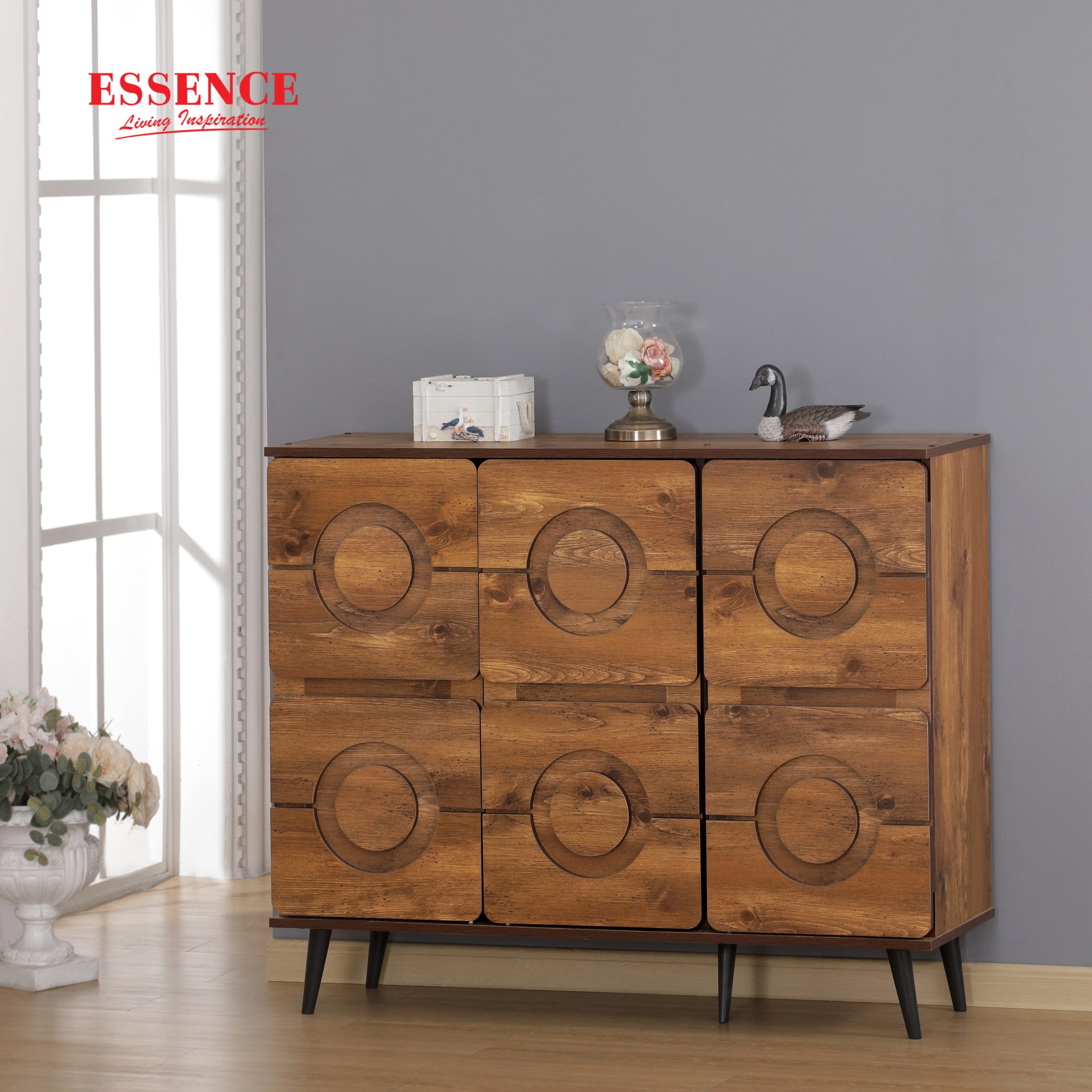 Ryan 3 Doors Shoes Cabinet - Lifestyle