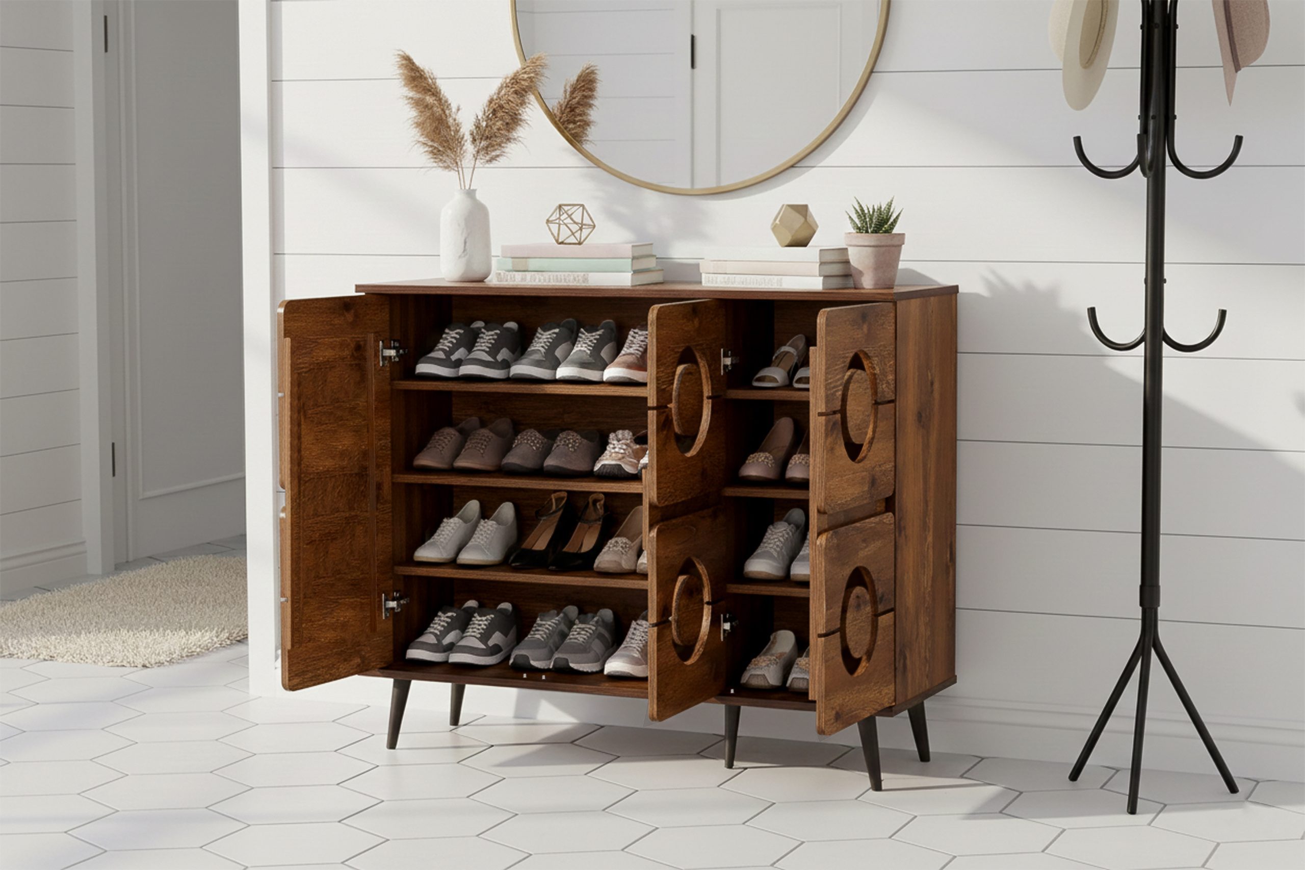 Ryan 3 Doors Shoes Cabinet (PO) 开