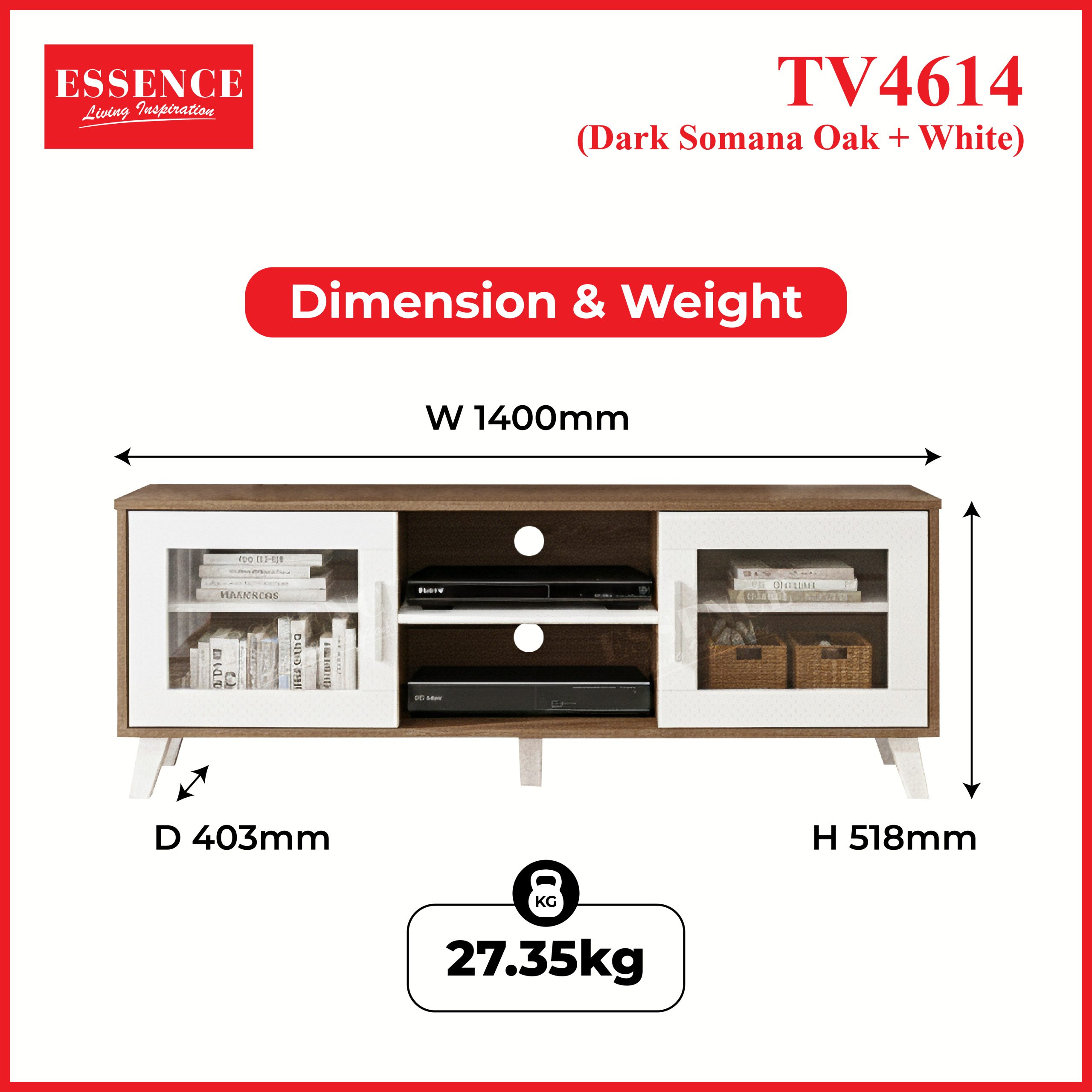 TV4614 (D S Oak + White)-01