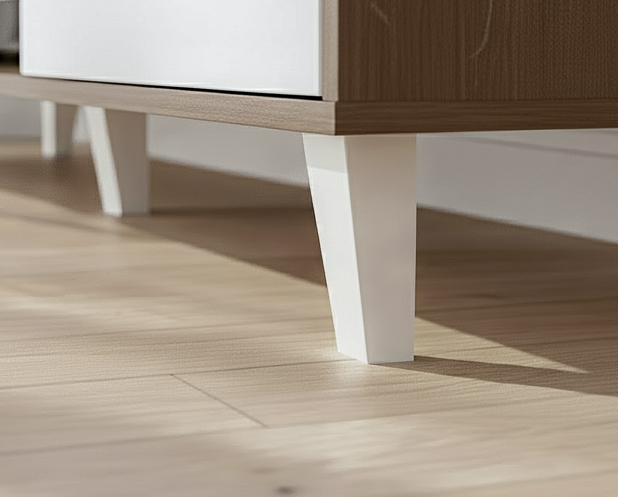 TV4614 (DS Oak + White) 桌脚