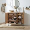 Leon 3 Doors Shoes Cabinet (O+DG) 开